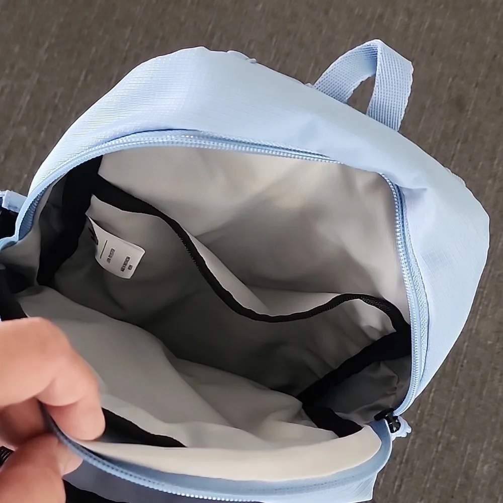ADIDAS Utility Sling Bag Crossbody Purse Ash Blue Travel Athleisure Belt Street - Picture 10 of 12